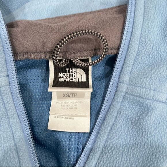 The North Face Blue Fleece Zip Up Jacket Women’s XS - Picture 3 of 3